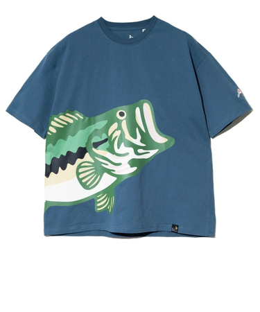 ゴースローキャラバン（GOSLOWCARAVAN）ブラックバスTシャツ 341917 BLU