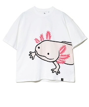 ゴースローキャラバン（GOSLOWCARAVAN）ウーパールーパーゆったりTシャツ 341916 WHT
