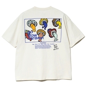 ゴースローキャラバン（GOSLOWCARAVAN）スクエアロゴゆったりTシャツ 341915B IVY