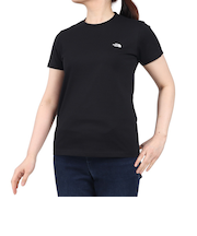 ザ・ノース・フェイス（THE NORTH FACE）半袖Tシャツ フラッシュドライ スモール ロゴ コットン NTW32534 K ブラック
