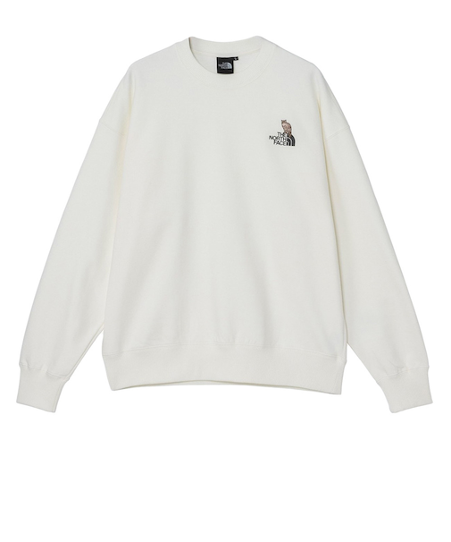 ザ・ノース・フェイス（THE NORTH FACE）トレーナー スウェット ズーピッカークルーネック NT12536 W