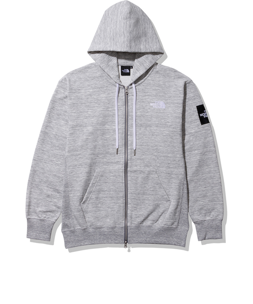 新品タグ付き　THE NORTH FACE グレー フルジップフーディ Lサイズ ザ・ノース・フェイス（THE NORTH FACE）パーカー フルジップ