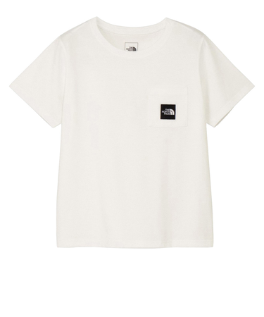 ザ・ノース・フェイス(THE NORTH FACE)半袖 スクエアロゴポケット Tシャツ NTW82541 W