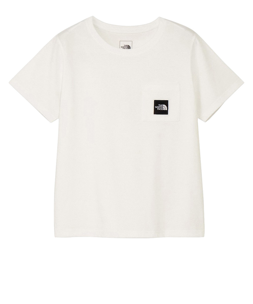 ザ・ノース・フェイス(THE NORTH FACE)半袖 スクエアロゴポケット Tシャツ NTW82541 W