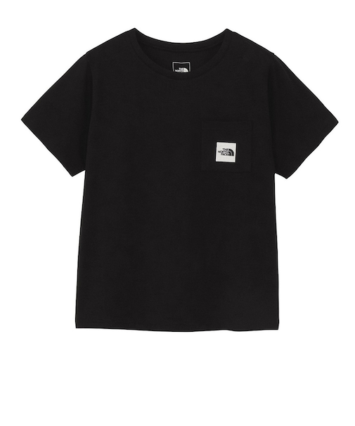 ザ・ノース・フェイス（THE NORTH FACE）半袖 スクエアロゴポケット Tシャツ NTW82541 K