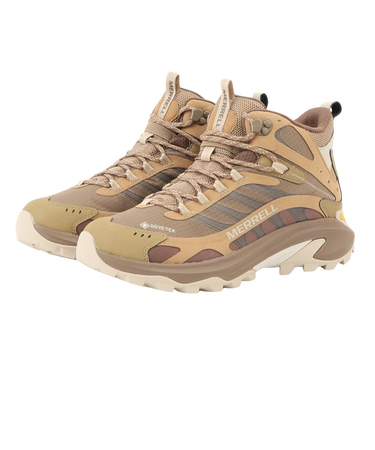 メレル(MERRELL)トレッキングシューズ ハイカット 登山靴 MOAB SPEED 2 MID GTX J037505 COYOTE