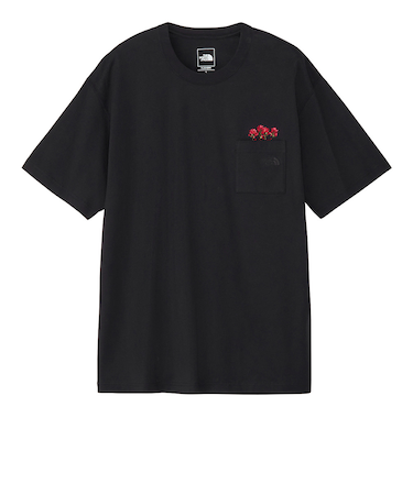 ザ・ノース・フェイス（THE NORTH FACE）半袖 フラッシュ ドライフラワーロゴ Tシャツ NT82538 K