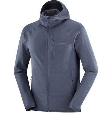 サロモン（SALOMON）フルジップ フリース SNTIAL LIGHTWARM HD LC2645300