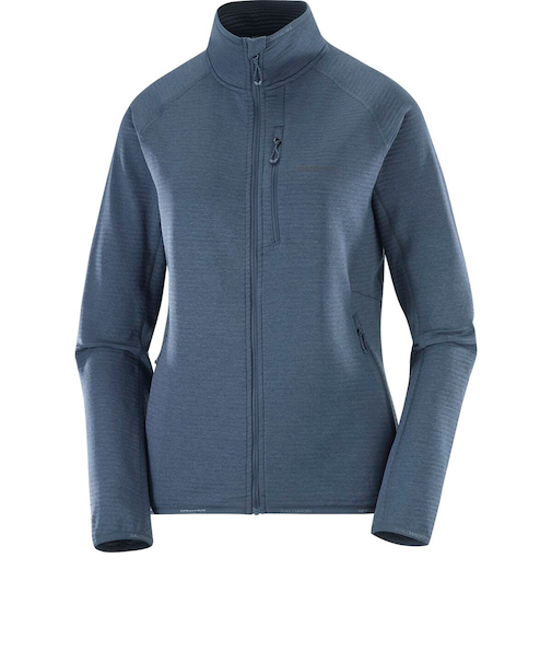 サロモン（SALOMON）フルジップ フリース SNTIAL LIGHTWARM ジャケット LC2647600