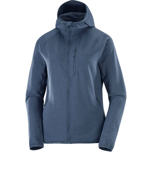 サロモン（SALOMON）クルーネック フリース SNTIAL LIGHTWARM HD ジャケット LC2657100