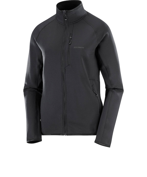 サロモン(SALOMON)フルジップ フリース ESSENTIAL LIGHTWARM フルジップミドルレイヤージャケット L… サロモン（SALOMON）フルジップ フリース ESSENTIAL LIGHTWARM 女性用