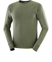 サロモン（SALOMON）クルーネック フリース SNTIAL LIGHTWARM CN LC2603900