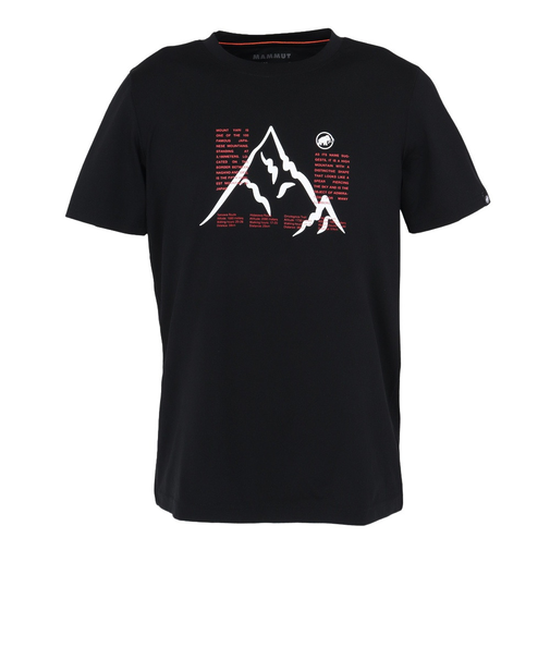 マムート（MAMMUT）半袖 QD ヤリガタケ プリント Tシャツ 1017-07280-0001