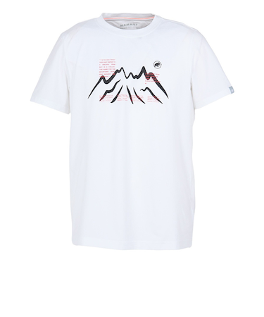 マムート（MAMMUT）半袖Tシャツ QD ヤツガタケ プリント Tシャツ アジアンフィット 1017-07290-0243