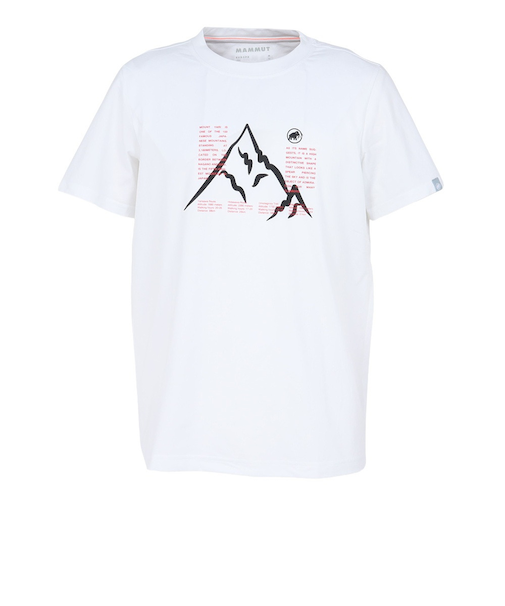 マムート（MAMMUT）半袖Tシャツ QD ヤリガタケ プリント Tシャツ アジアンフィット 1017-07280-0243