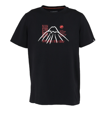 マムート(MAMMUT)半袖Tシャツ QD フジヤマ プリント Tシャツ アジアンフィット 1017-06360-0001