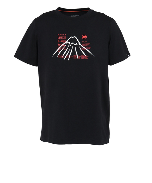マムート(MAMMUT)半袖Tシャツ QD フジヤマ プリント Tシャツ アジアンフィット 1017-06360-0001