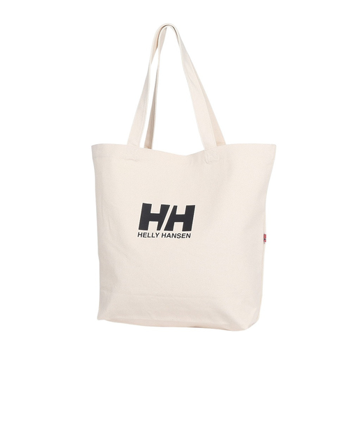 ヘリーハンセン（HELLY HANSEN）トートバッグ オーガニックコットンロゴトートL HY92320 K1