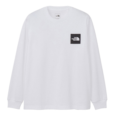 ザ・ノース・フェイス(THE NORTH FACE)長袖Tシャツ ロンT ロングスリーブスクエアロゴTシャツ NT82534 W