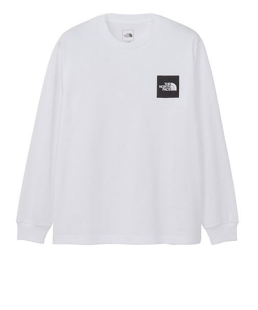 ザ・ノース・フェイス(THE NORTH FACE)長袖Tシャツ ロンT ロングスリーブスクエアロゴTシャツ NT82534 W