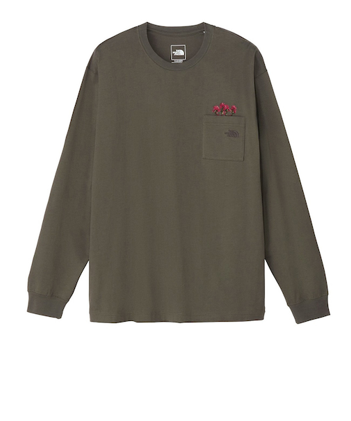 ザ・ノース・フェイス（THE NORTH FACE）ロンT フラッシュドライフラワーロゴ長袖Tシャツ NT82535 NT