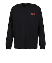 ザ・ノース・フェイス（THE NORTH FACE）ロンT フラッシュドライフラワーロゴ長袖Tシャツ NT82535 K