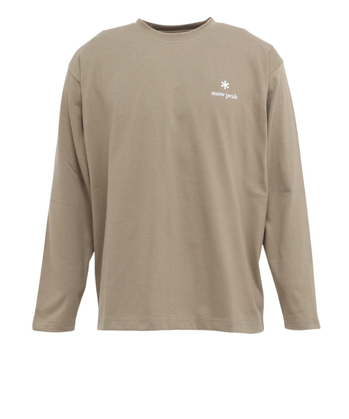スノーピーク（snow peak）ロゴ 長袖Tシャツ DBG NSD-TS-25AU005 026