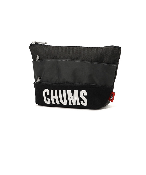 チャムス（CHUMS）トリコロール 3ポケットポーチ スウェットナイロン CH60-3879-K018