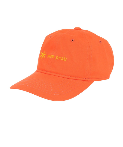 スノーピーク(snow peak)帽子 トレッキング 登山 ロゴキャップ ORANGE NSD-AC-25AU001 054