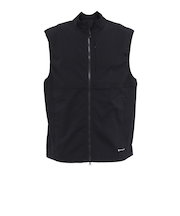 スノーピーク(snow peak)トレッキングウェア 立ち襟ベスト Utility BLACK NSD-JK-25AU003 019