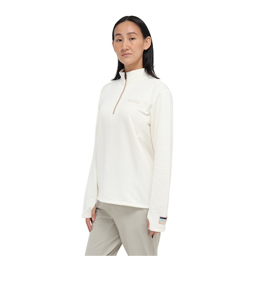 長袖 ロングスリーブ ハーフジップ OSAGE WOMEN 54604 176 029