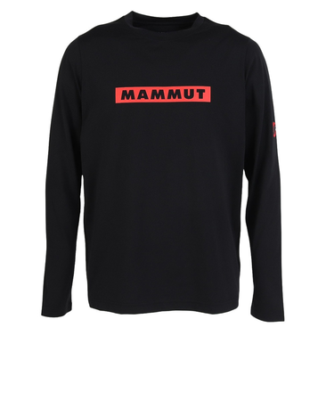 マムート（MAMMUT）長袖Tシャツ ロンT QD ロゴ プリント ロングスリーブTシャツ 1016-02250-0001