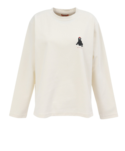 クリフメイヤー（KRIFF MAYER）プリント長袖Tシャツ W2527849X:9:NATURAL