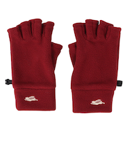 クリフメイヤー(KRIFF MAYER)トレッキング ニットグローブ 指ぬきフリースグローブ W2522101X:42:BURGUNDY