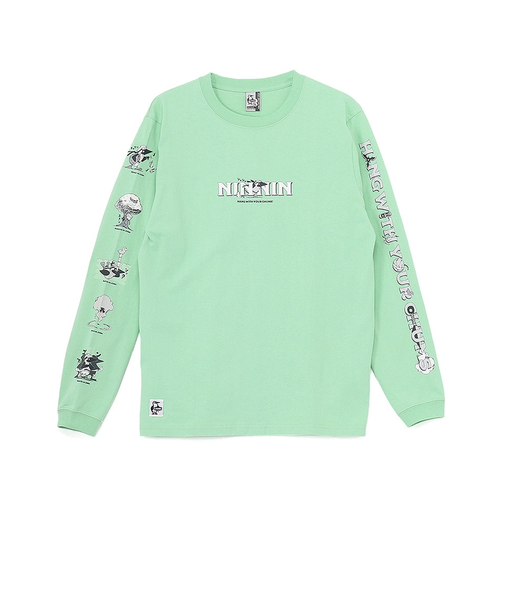 チャムス（CHUMS）ザ ニンジャ ブラッシュドロングスリーブTシャツ CH01-2662-M062