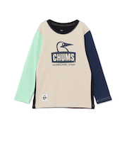 チャムス（CHUMS）キッズ ブービーフェイス ブラッシュド ロングスリーブTシャツ CH21-1293-C110