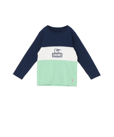 チャムス（CHUMS）キッズ カーンズ パネル ロングスリーブTシャツ CH21-1412-N096