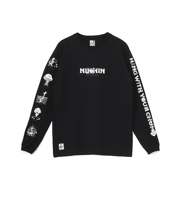 チャムス（CHUMS）ザ ニンジャ ブラッシュドロングスリーブTシャツ CH01-2662-K001
