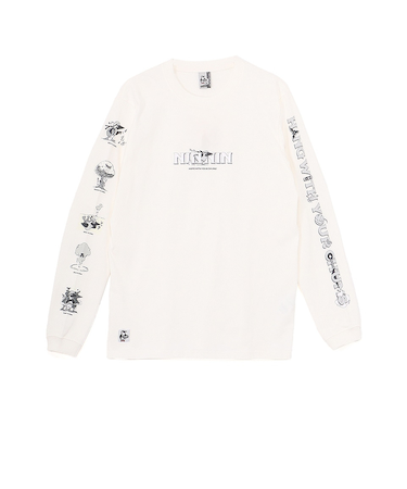 チャムス（CHUMS）ザ ニンジャ ブラッシュドロングスリーブTシャツ CH01-2662-W001