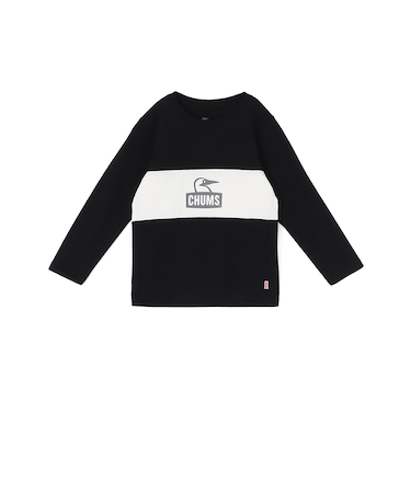 チャムス（CHUMS）キッズ カーンズ パネル ロングスリーブTシャツ CH21-1412-K004