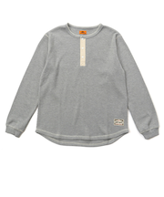 クリフメイヤー（KRIFF MAYER）ハニカムワッフルヘンリーロンT 2517820:15:GRAY