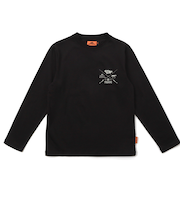 クリフメイヤー(KRIFF MAYER)ジュニア 外遊びイラストロンT(釣り) J2517854:19:BLACK