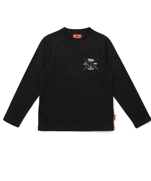 クリフメイヤー(KRIFF MAYER)ジュニア 外遊びイラストロンT(釣り) J2517854:19:BLACK