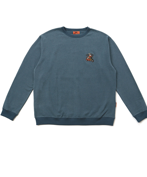 クリフメイヤー（KRIFF MAYER）もちのび 刺繍ロンT 2515600:72:D/BLUE