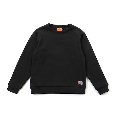 クリフメイヤー(KRIFF MAYER)ジュニア 裏シャギークルー トップス J2517860:19:BLACK