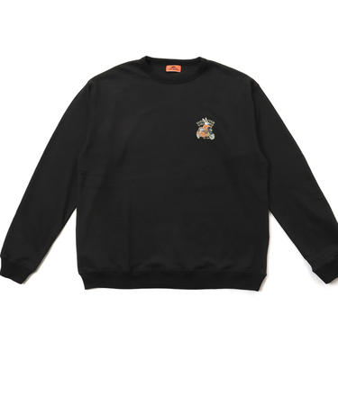 クリフメイヤー（KRIFF MAYER）もちのび 刺繍ロンT 2515600:19:BLACK