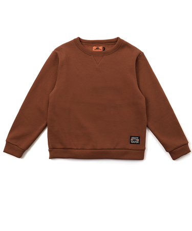 クリフメイヤー（KRIFF MAYER）ジュニア 裏シャギークルー トップス J2517860:29:BROWN