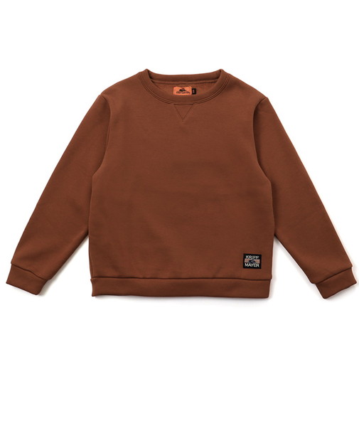 クリフメイヤー（KRIFF MAYER）ジュニア 裏シャギークルー トップス J2517860:29:BROWN