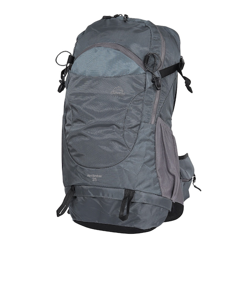 グローヒル（GROWHILL）バックパック リュック 登山 ハイキング エアーメッシュクライマー LTB-BP7001 GRY