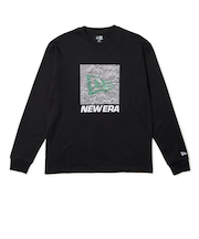 ニューエラ（NEW ERA）長袖 オーバーサイズド ウォーム Tシャツ Topographic Surface 14668843